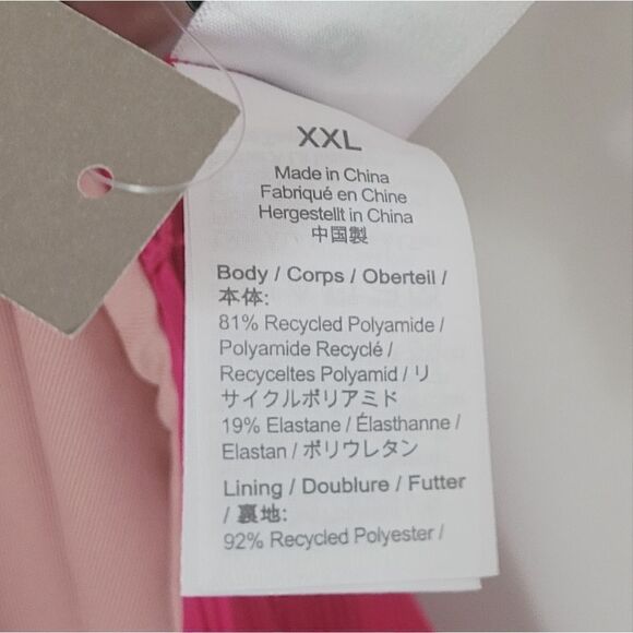 New J.Crew Ribbed High-Rise Cheeky Bikini Bottom in Pink Size XXL NWT - Picture 9 of 10